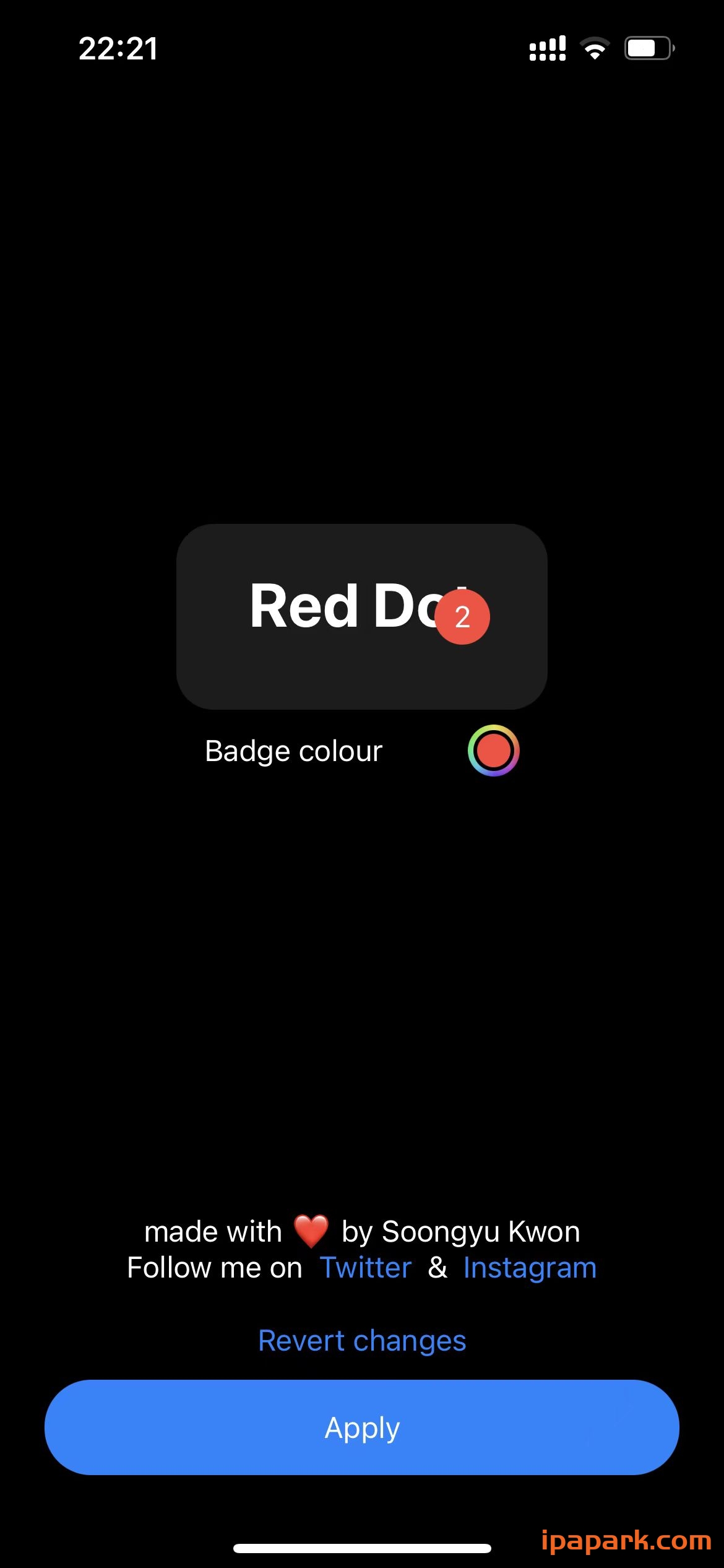 修改角标颜色 reddot 0.1-iPA破解资源站