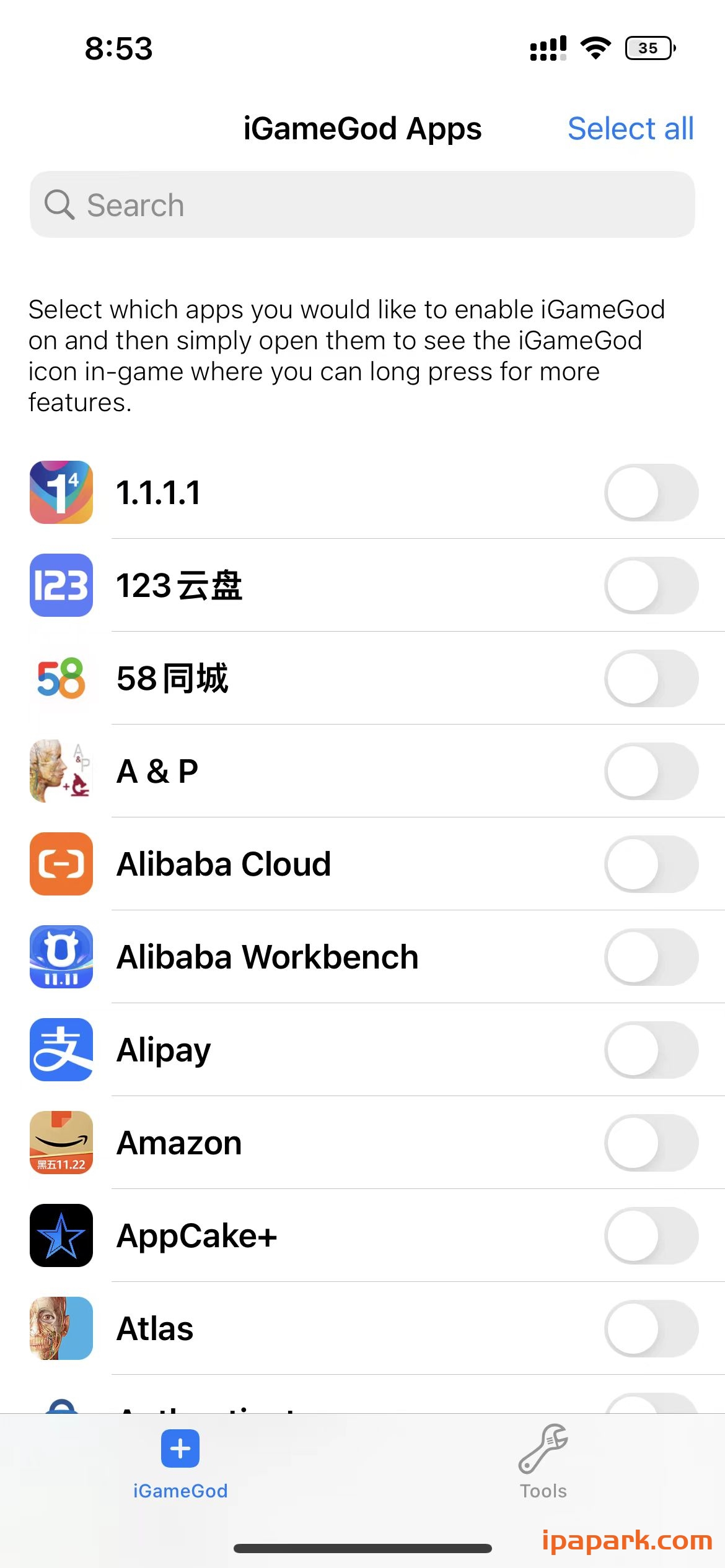 iGameGod 1.0 内存编辑器 iPA版-iPA破解资源站