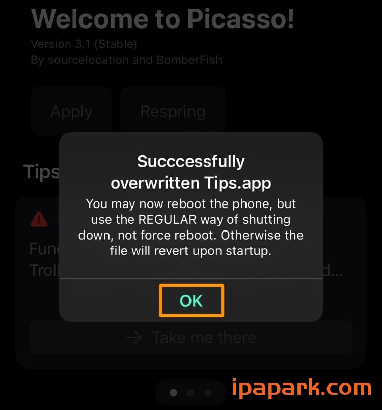 Picasso 3.1 15.0-16.5的KFD 安装巨魔商店-iPA破解资源站
