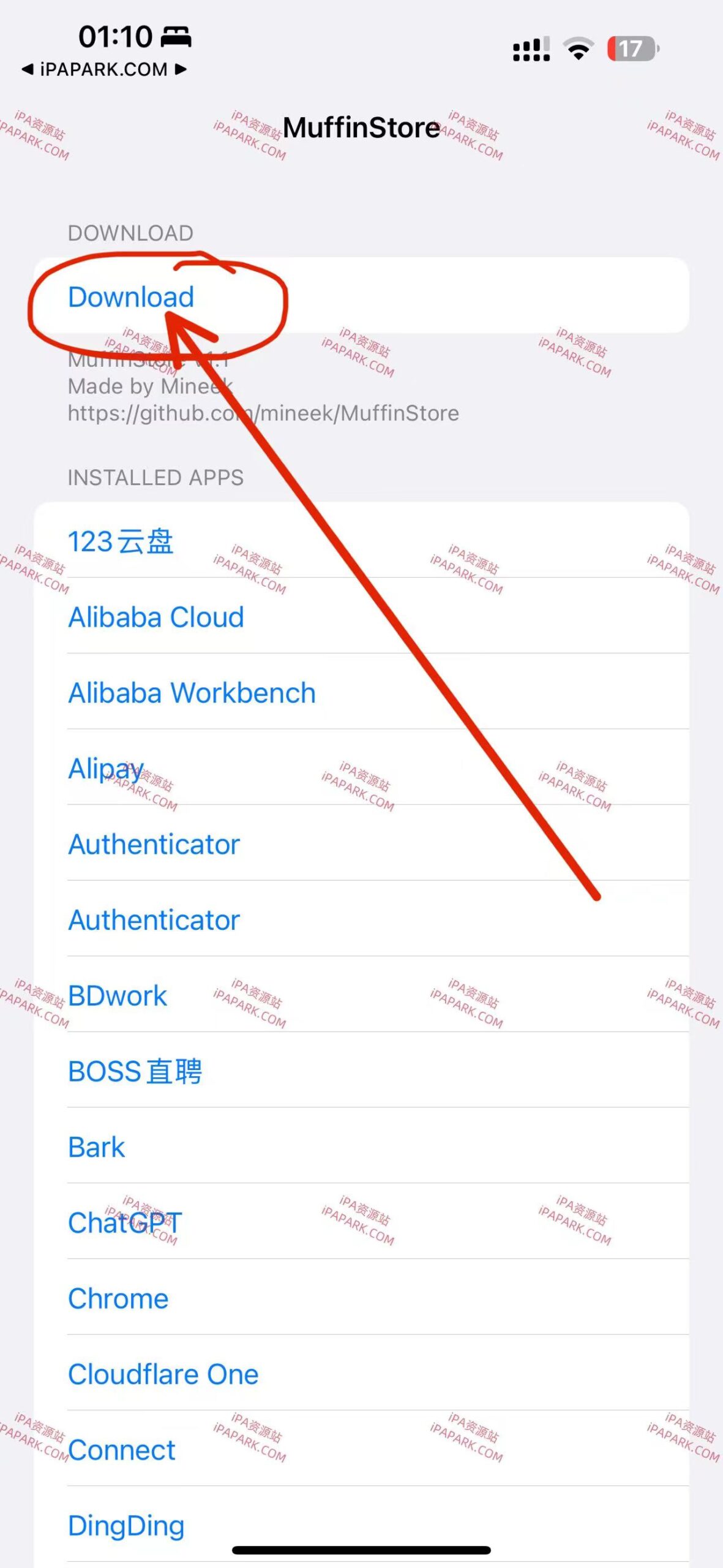 MuffinStore 1.1 降级工具 官方版-iPA破解资源站