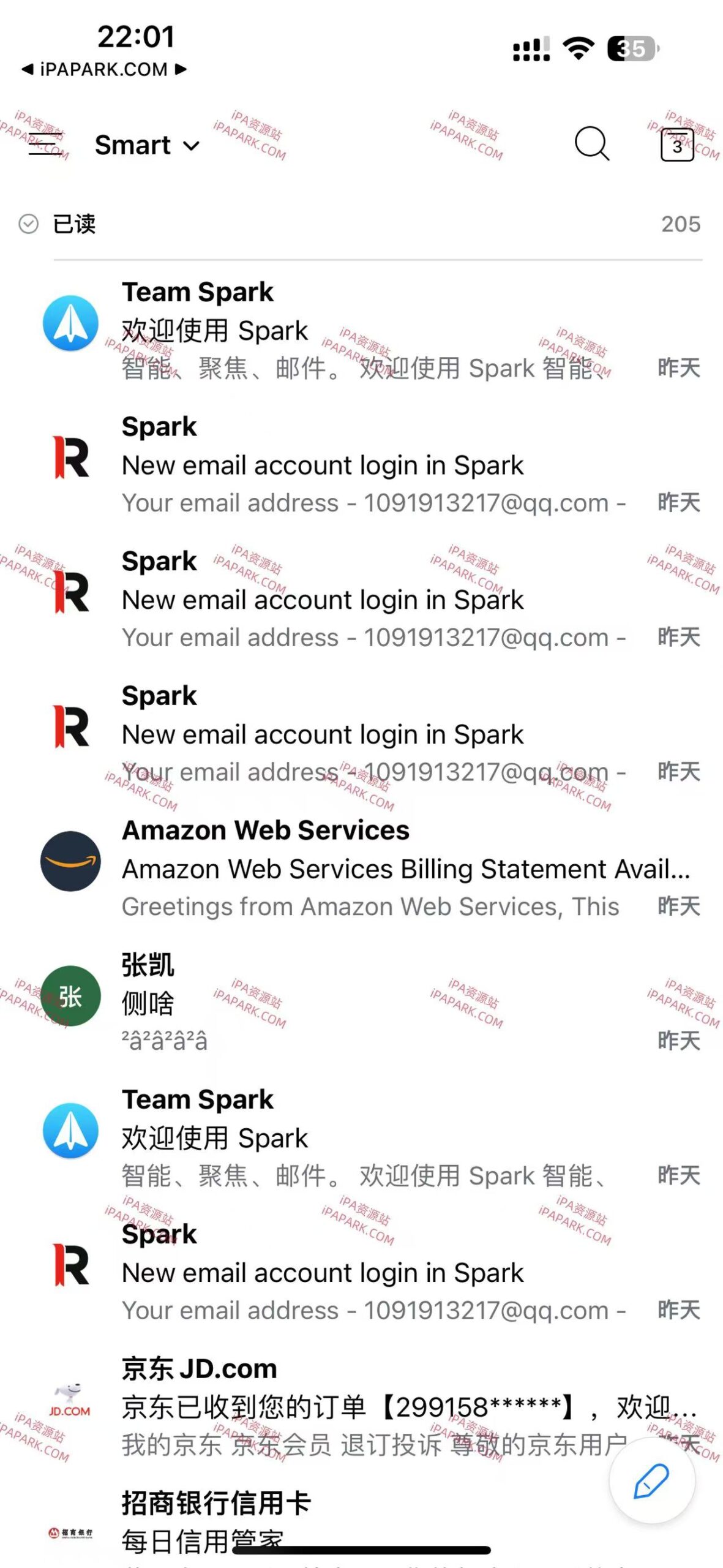 Spark 3.10.4 邮箱管理-iPA破解资源站